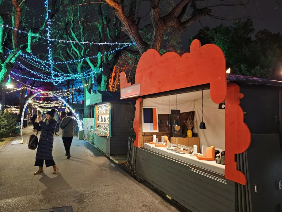 Mercatino di Natale nel campus universitario