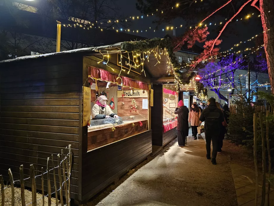 Mercatino di Natale nel campus universitario