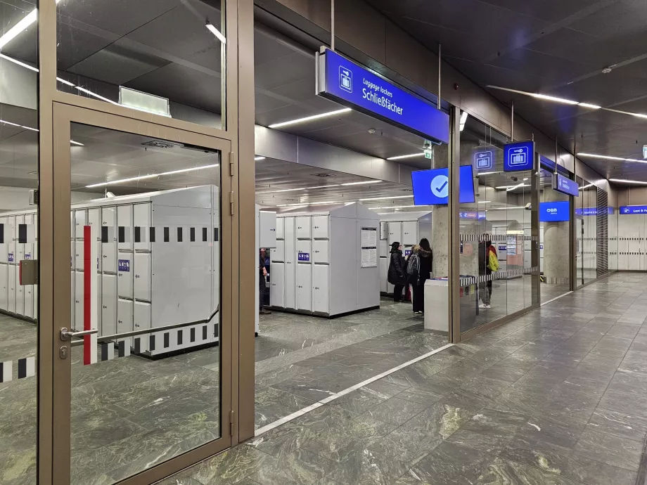 Armadietti per i bagagli a Wien Hbf