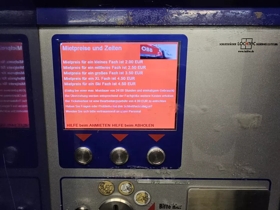 Prezzi per il deposito bagagli in stazione