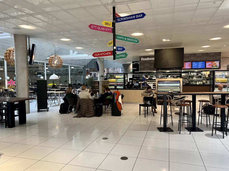 Restaurants at Goteborg Airport GOT