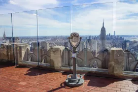 La vista dal Rockefeller Center