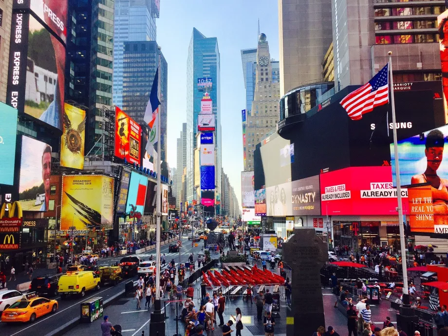 Times Square di giorno