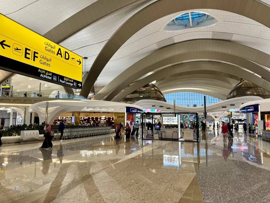 Terminal dell'aeroporto di Abu Dhabi