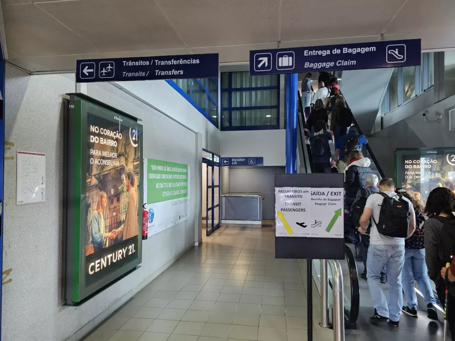 Transito dall'aeroporto di Horta