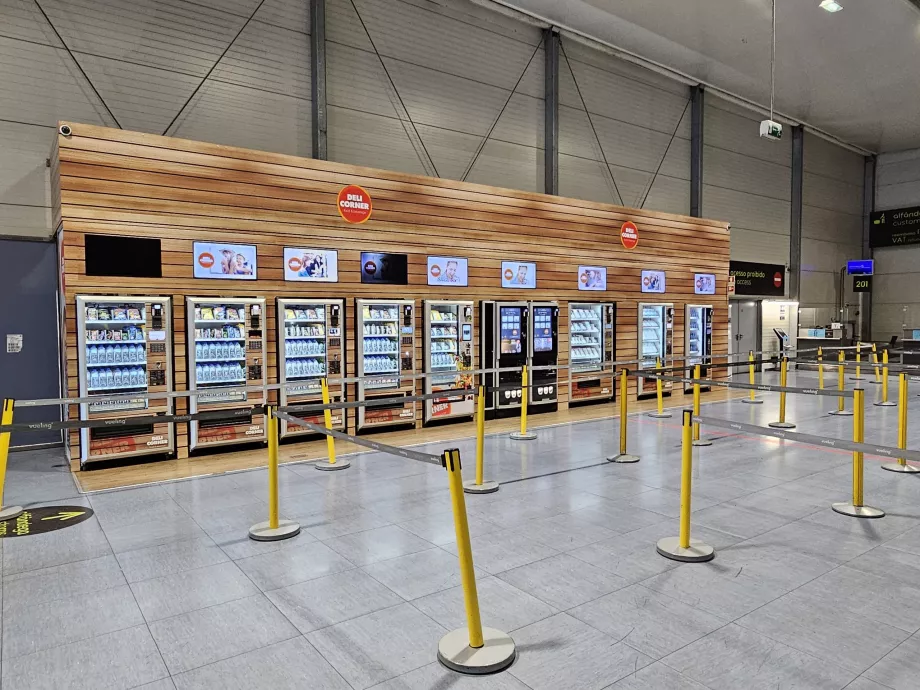 Distributori automatici al Terminal 2