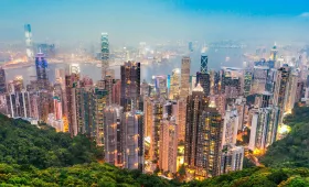 Victoria peak - vista su Hong Kong