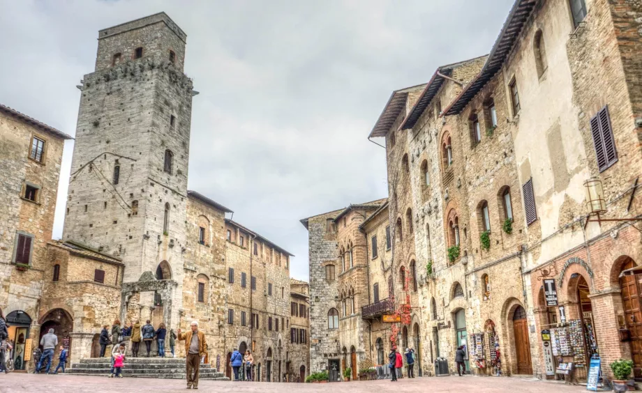 Il centro di San Gimignano