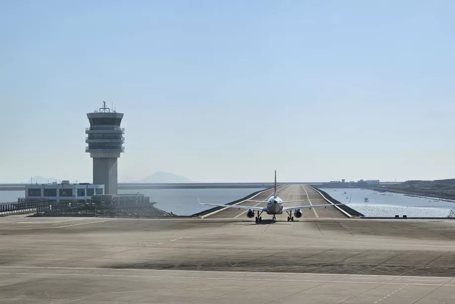 Via di rullaggio dell'aeroporto MFM di Macao