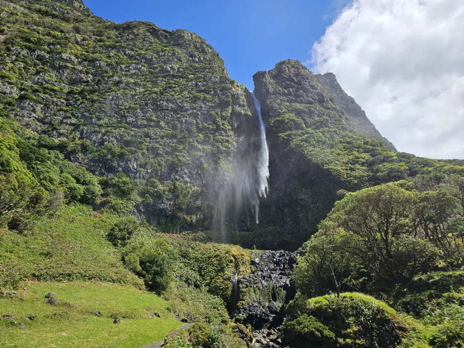 Cascata di Bacalhau nel vento