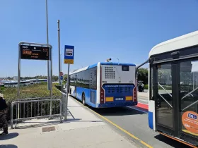 Public transport bus stop
