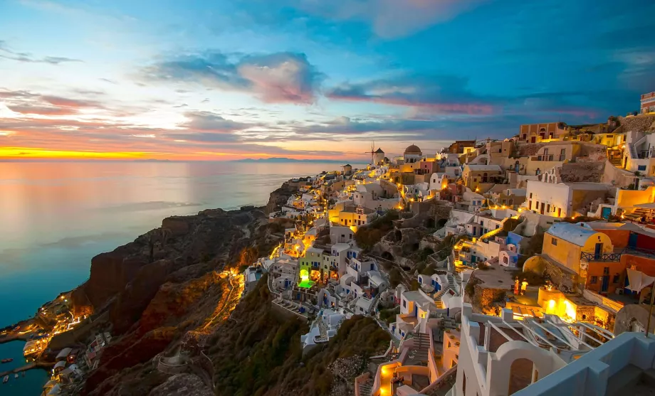 Tramonto a Santorini