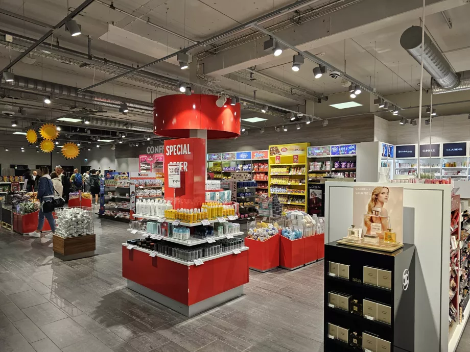 Negozio Duty Free all'aeroporto di Torp