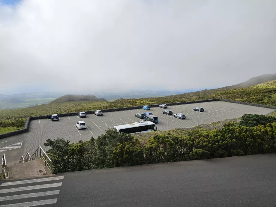 Parcheggio sotto il rifugio