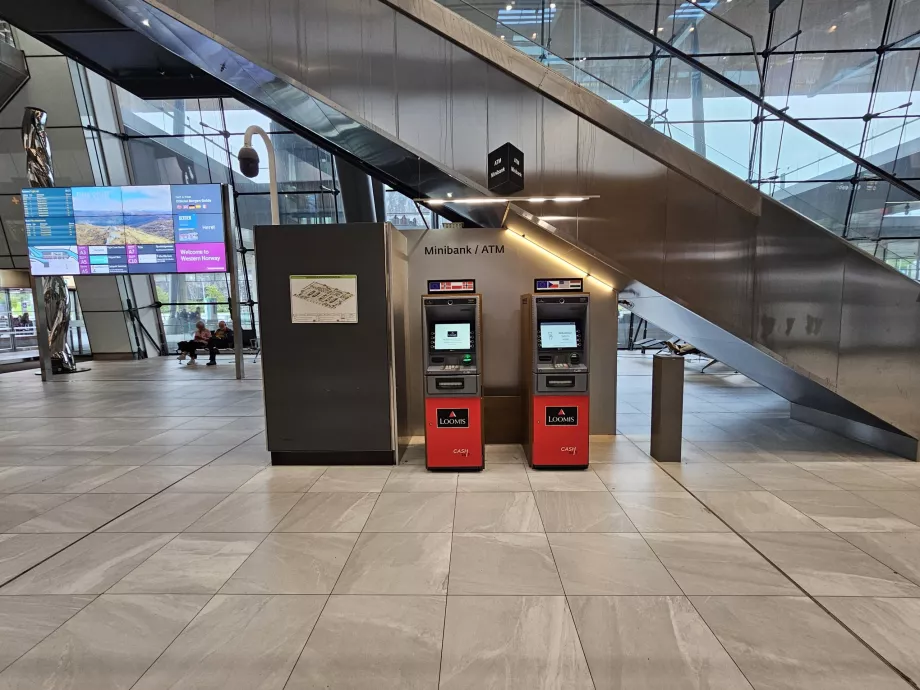 Bancomat all'aeroporto di Bergen