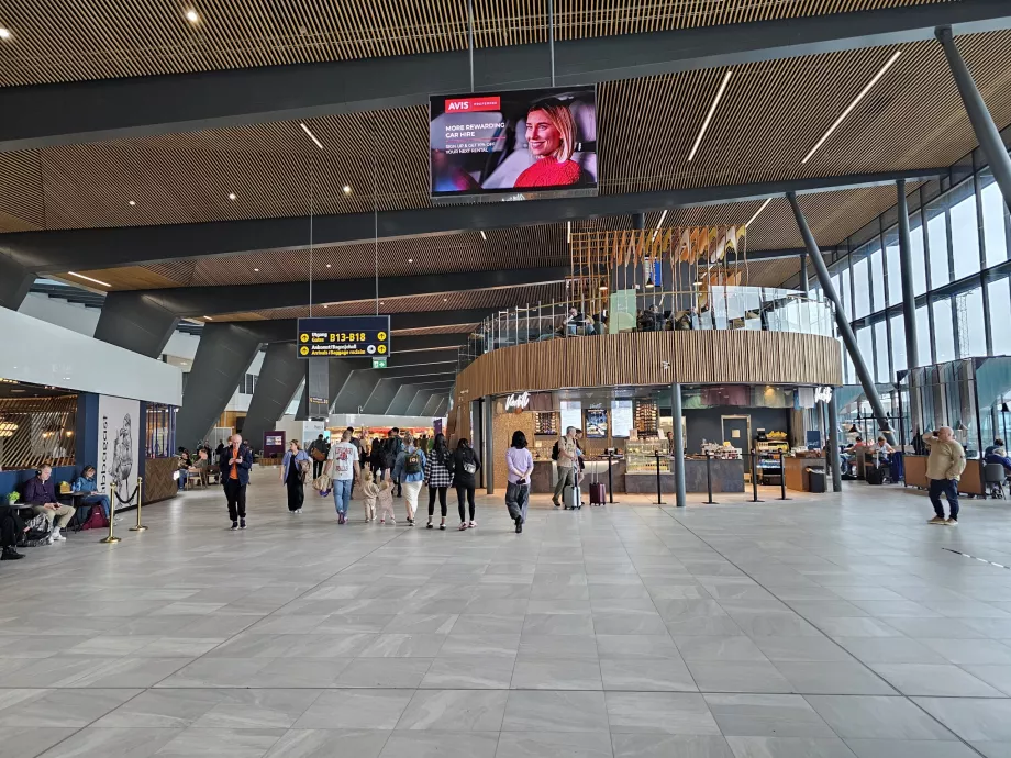 Zona di transito dell'aeroporto di Bergen