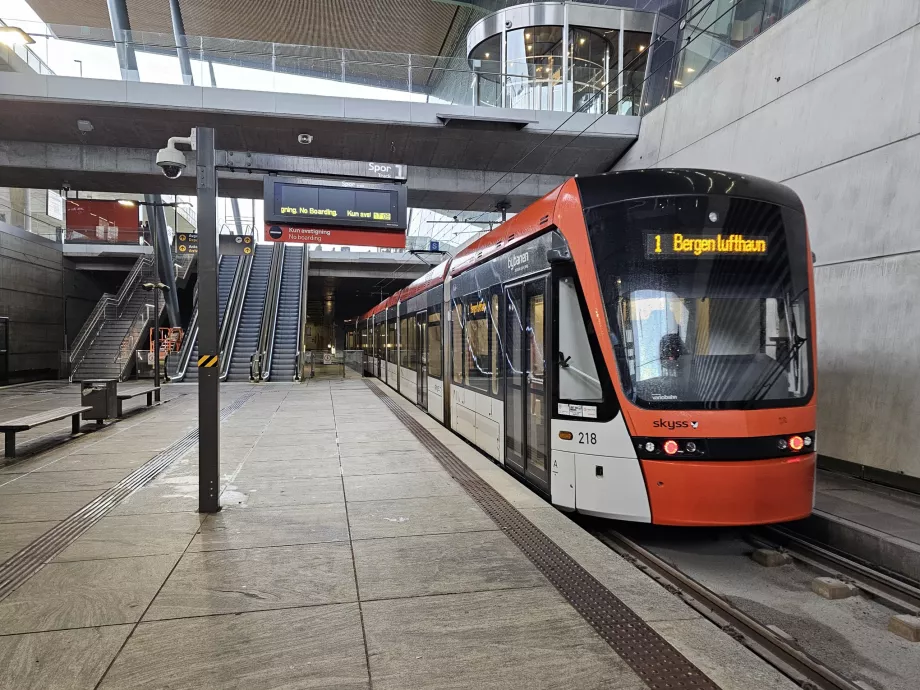 Tram all'aeroporto di Bergen