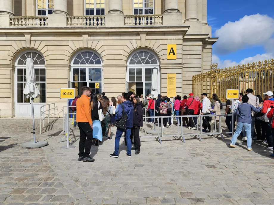 Accesso pubblico a Versailles