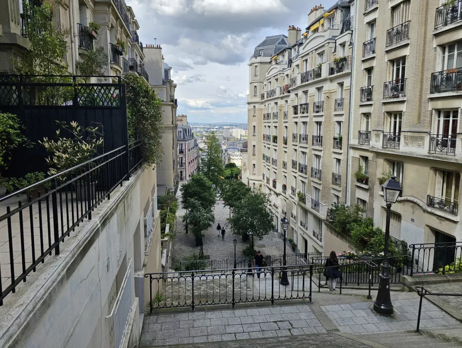 Le scale di Montmartre