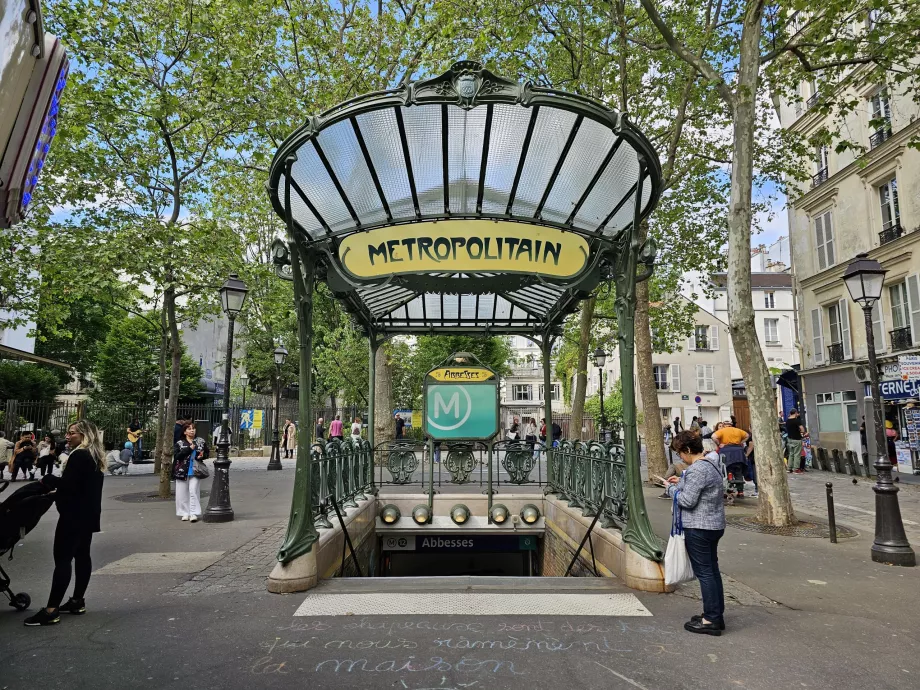 Ingresso della metropolitana, stazione Abbesses