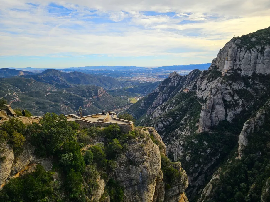 Vista dal Monastero di Montserrat