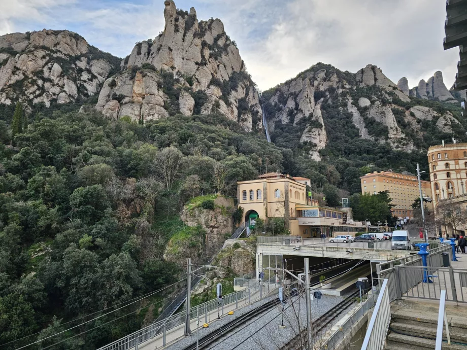 Stazione della funivia del Monastero di Montserrat