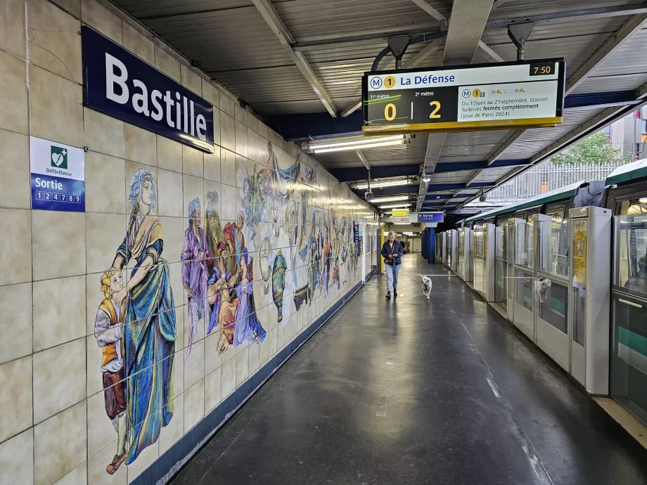 Stazione della metropolitana Bastille