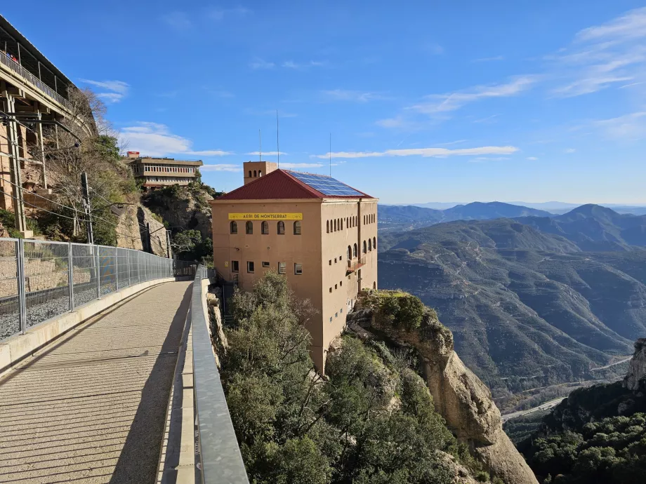 Stazione superiore della funivia