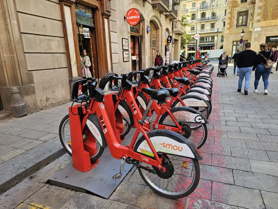 Biciclette condivise a Barcellona