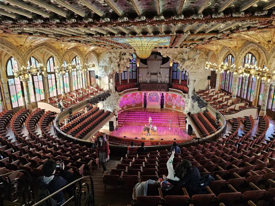 Palau de la Música Catalana, interno