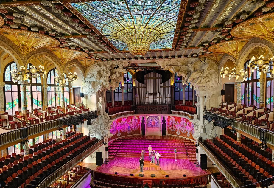 Palau de la Música Catalana, interno