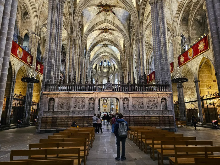 Cattedrale di Barcellona, interno