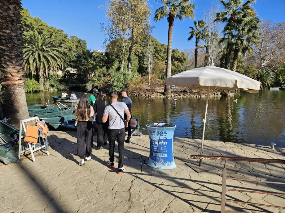 Noleggio barche, Parc de la Ciutadella