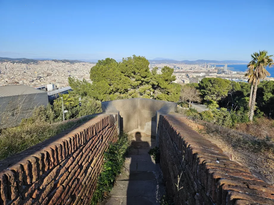 Castell de Montjuic, vista