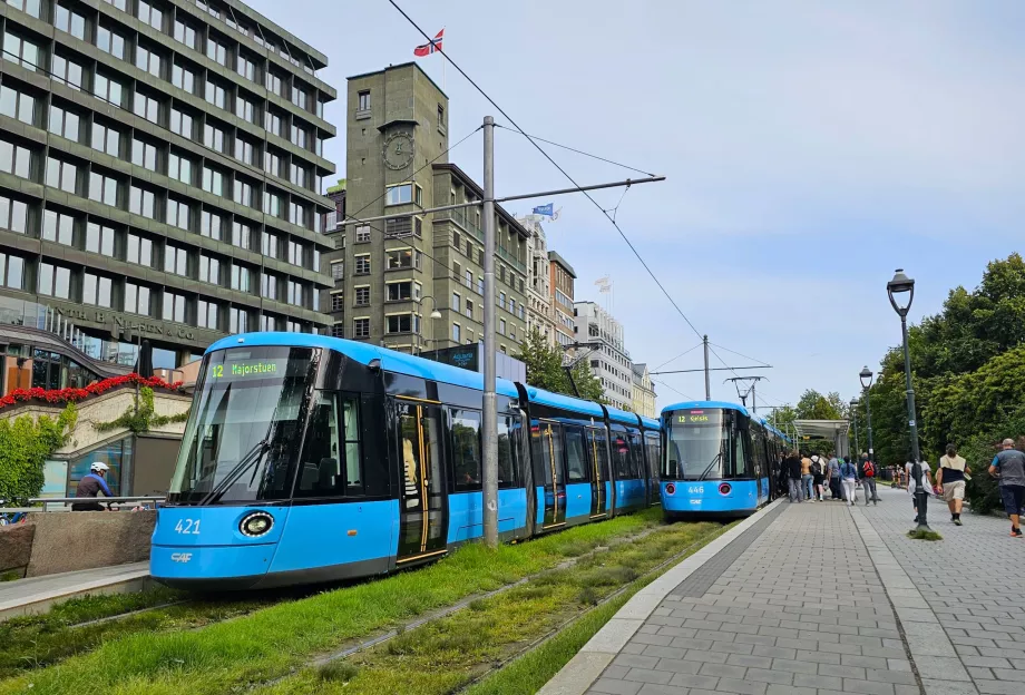 I moderni tram di Oslo