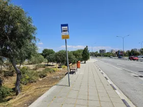 Fermata dell'autobus a Cipro