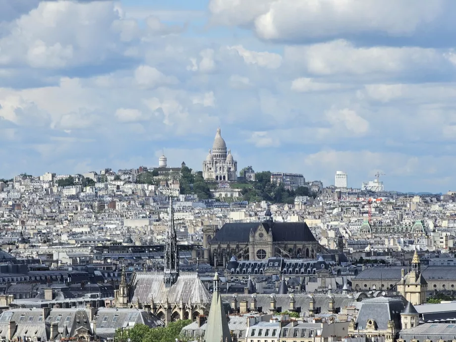 Vista su Montmartre dal Pantheon