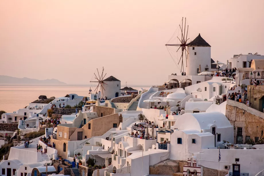 Mulini a vento di Oia