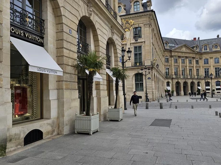 Negozi di lusso in Place-Vendôme