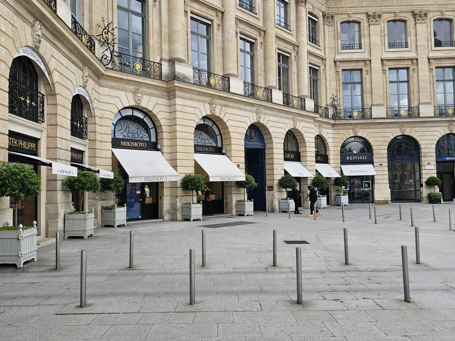 Negozi di lusso in Place-Vendôme