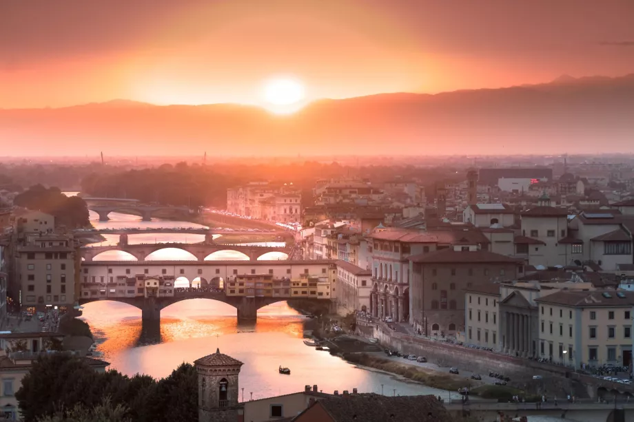 Tramonto su Firenze