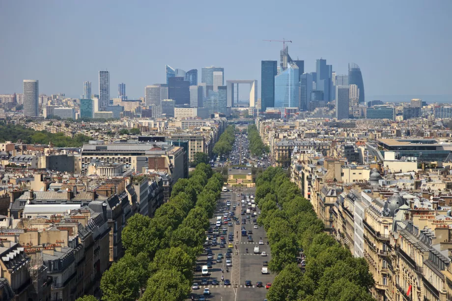 Vista dal tetto verso La Defense