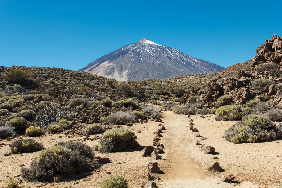 La strada per il Pico del Teide