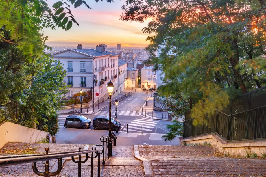 Le scale di Montmartre