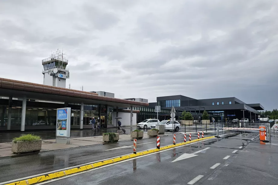 Vista generale dell'aeroporto di Lubiana