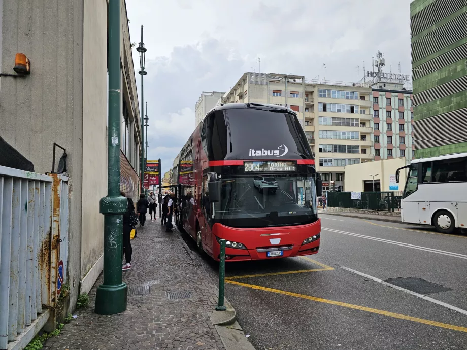 Fermata dell'autobus a lunga percorrenza, Mestre