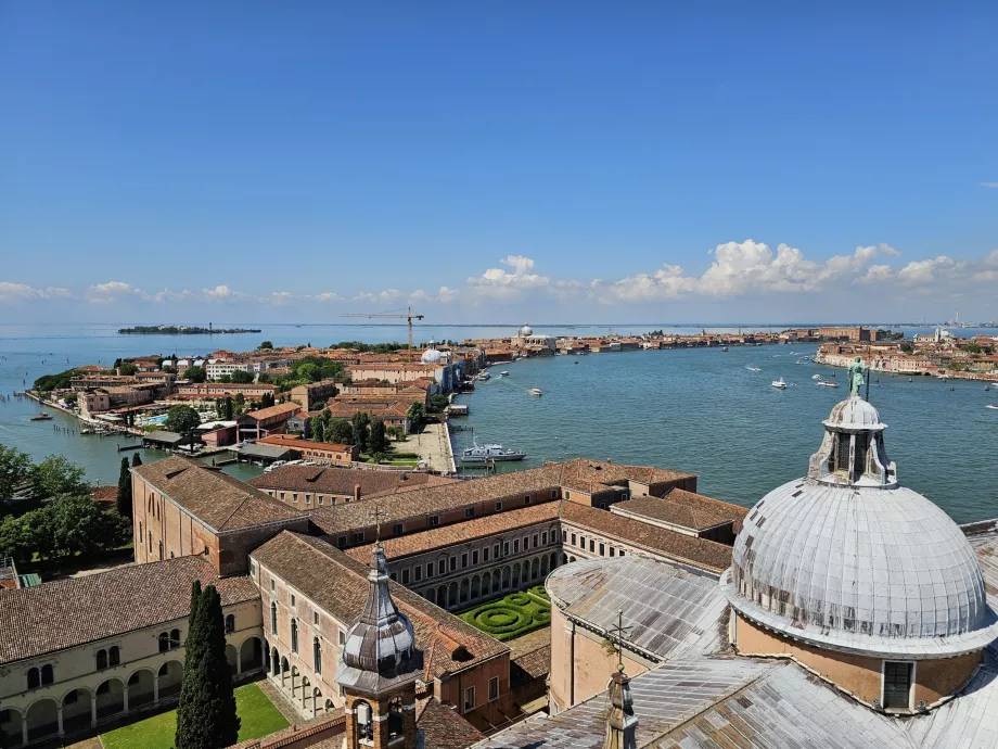 Vista da San Giorgio all'isola della Giudecca