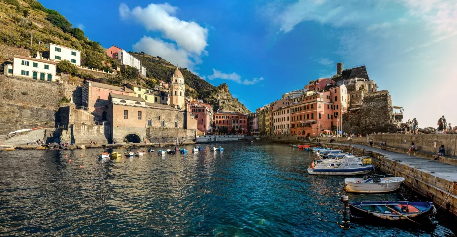 Vernazza dal porto