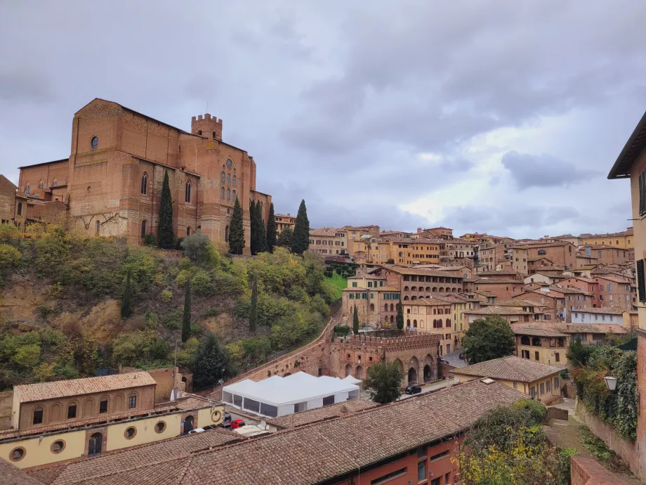 Vista su Siena