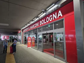 arrivo dall'aeroporto di Bologna